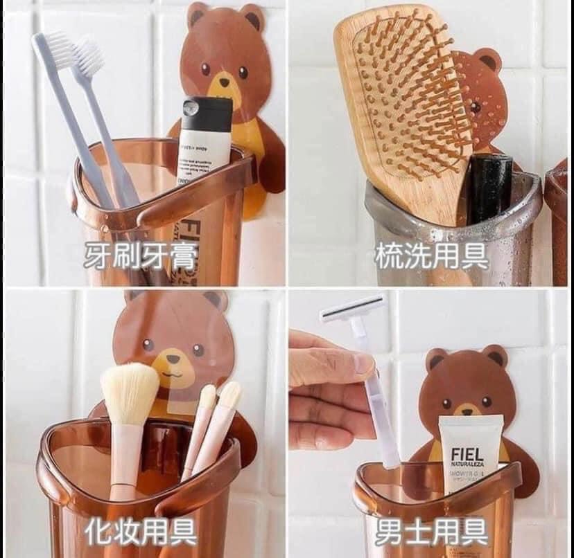 CỐC GẤU CẮM BÀN CHẢI ĐA NĂNG