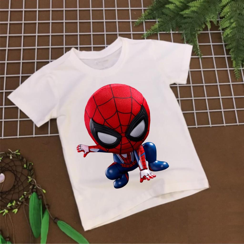 Áo Thun In Hình Người Nhện Spider Man Dành cho Trẻ em