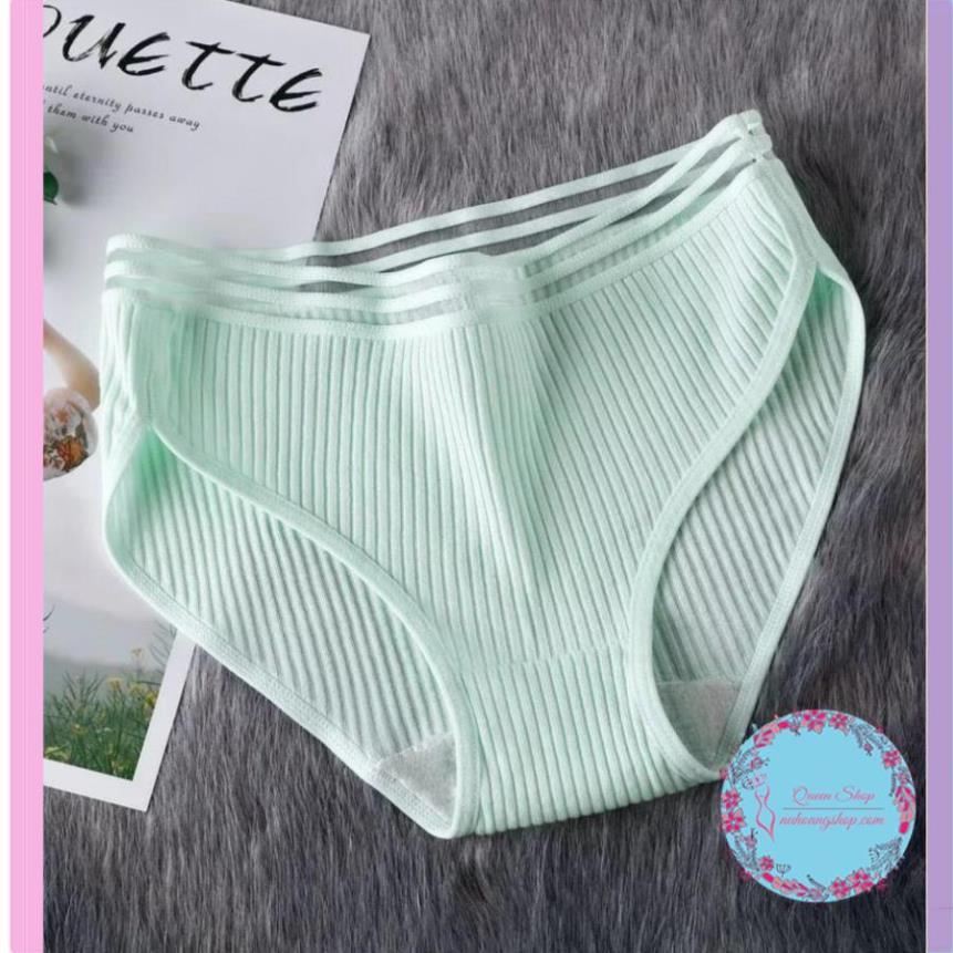 Quần lót cotton sợi tăm tre cao cấp thông hơi cực đẹp, quần lót nữ - đồ lót nữ đẹp DL106