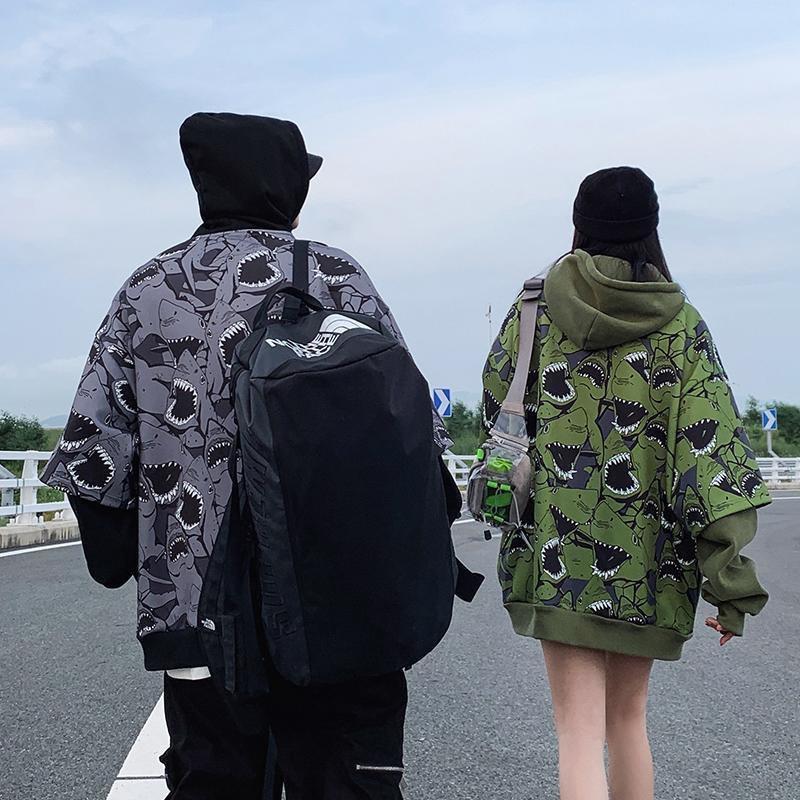 Áo hoodie hình cá mập cá tính chất nỉ mặc thu đông unisex cho nam và nữ - Hàng QCCC