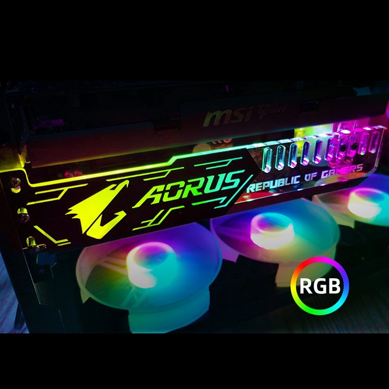 Thanh Led RGB AORUS đồng bộ Hub , Dùng độ trang trí cho VGA máy tính - hàng nhập khẩu