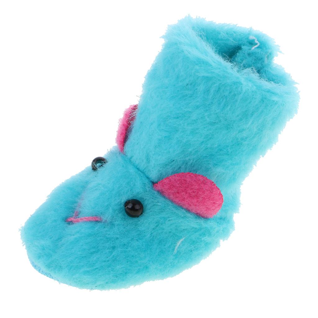 Adorable Rabbit Plush Snow Boots Shoes for 12 inch Neo Takara Blythe Dolls Dress Up ACCS