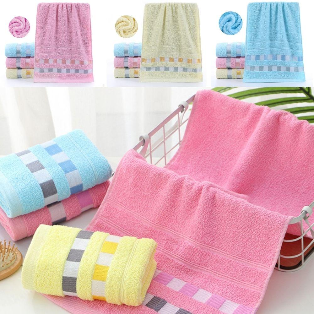 1 Khăn Tắm Cotton 3 Màu Siêu Mềm Mại Thoải Mái Cao Cấp