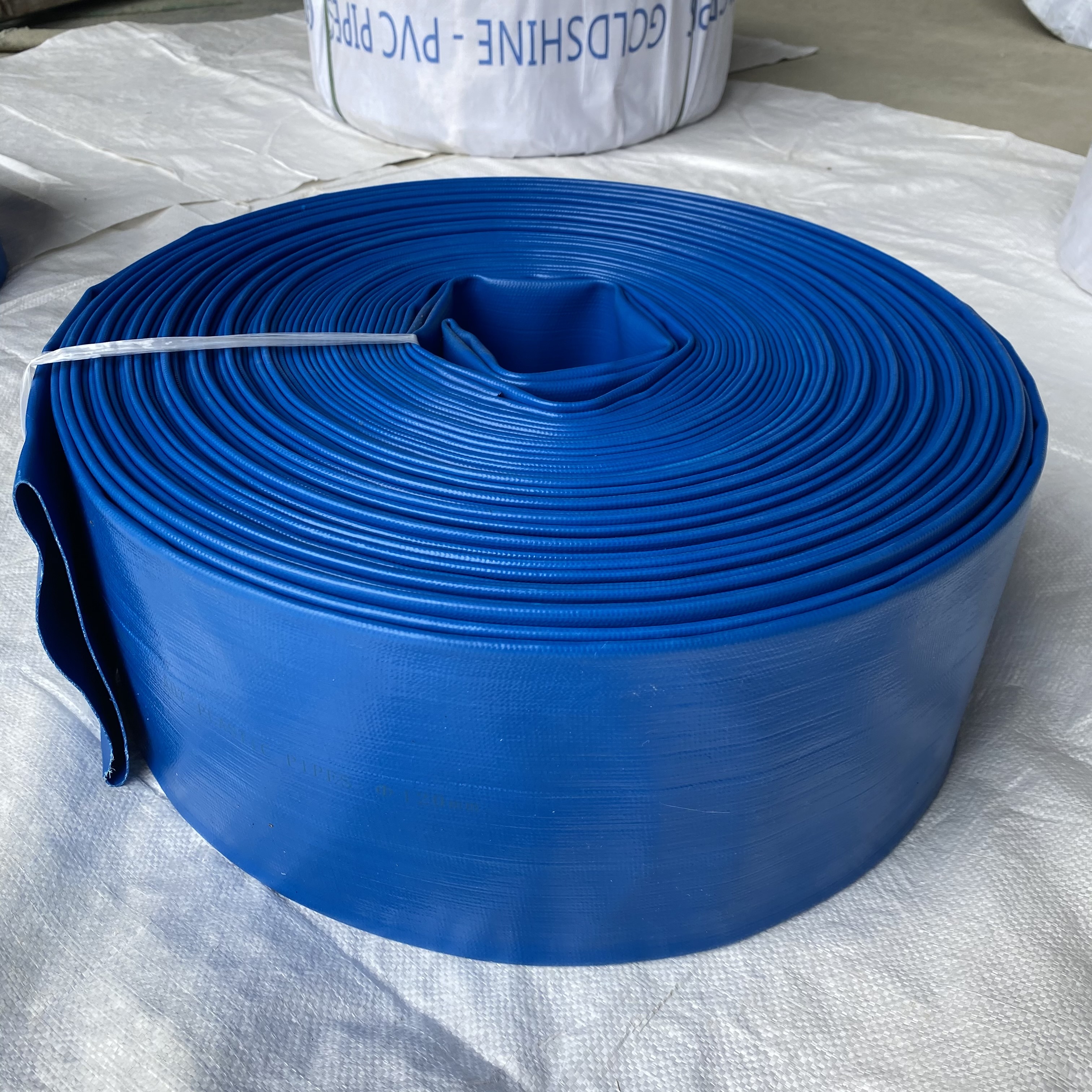 Ống bạt cốt dù phi 120mm xanh dương - Ống bạt nước Việt Úc