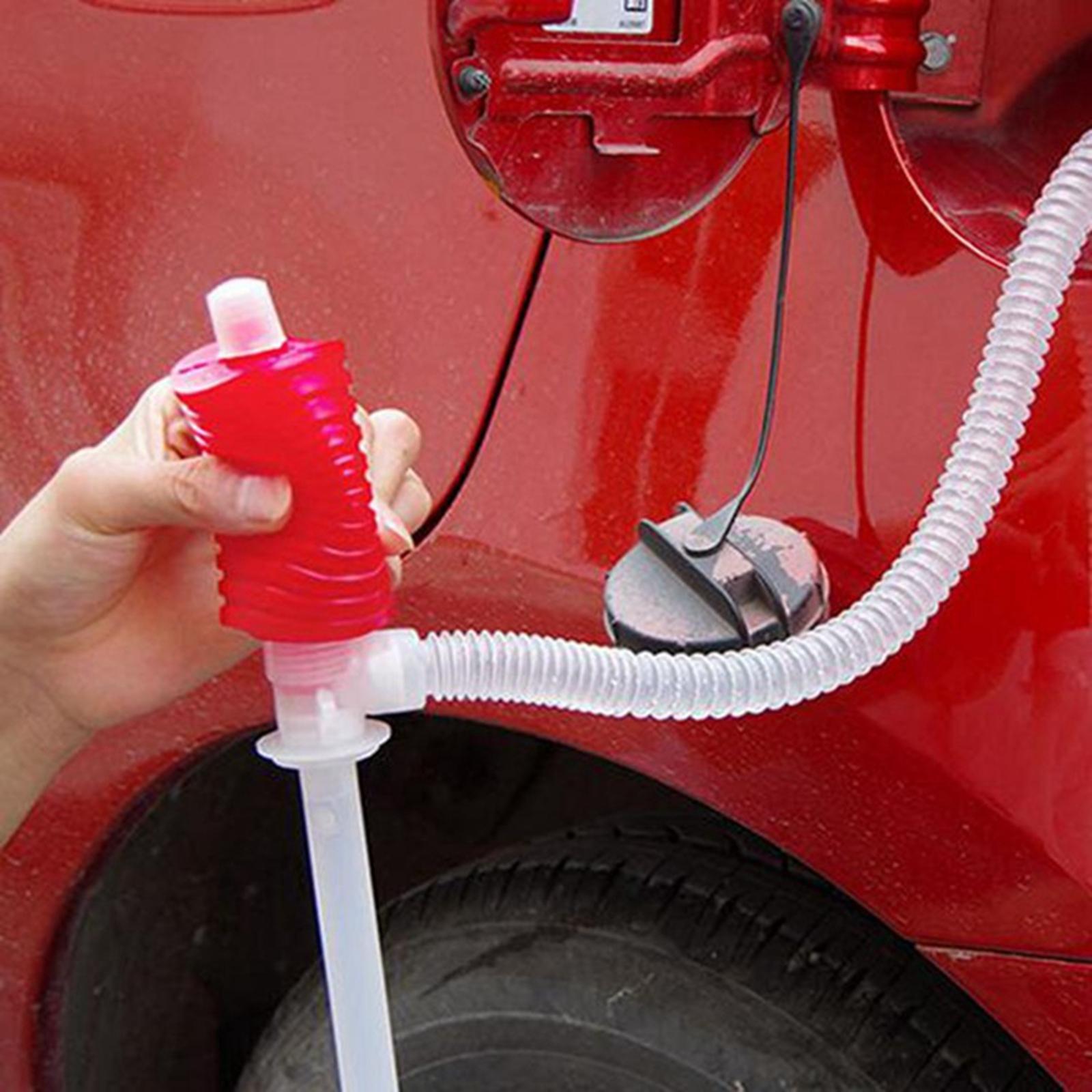 Portable Manual Liquid Transfer Siphon Pump   Gasoline Water