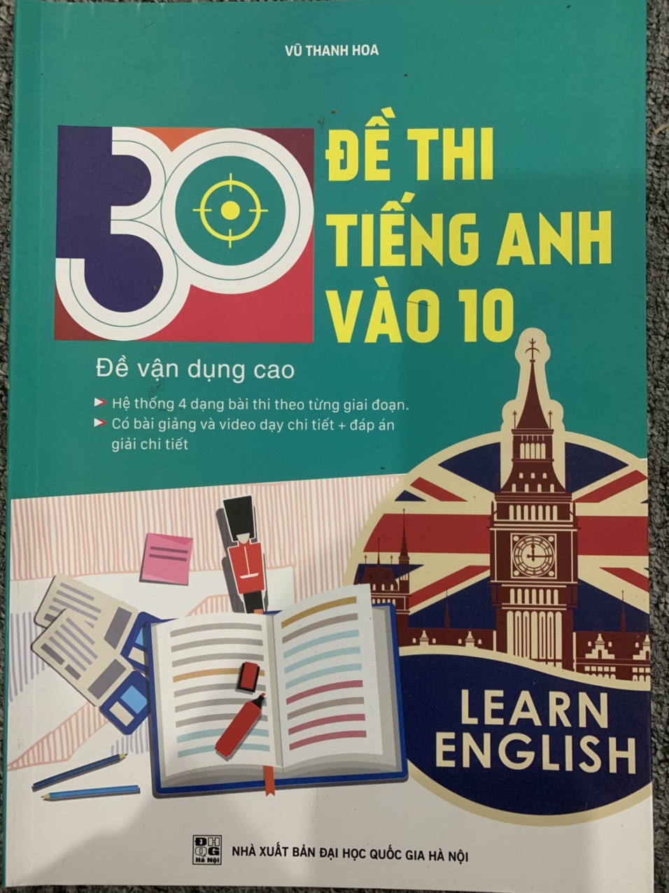 30 Đề thi Tiếng Anh vào 10 (Đề vận dụng cao)