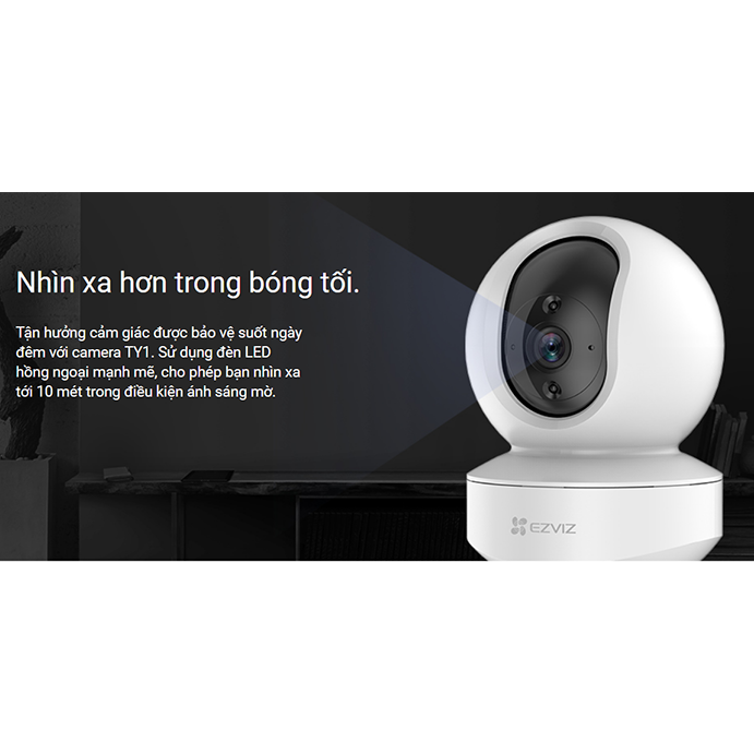 Camera IP Wifi EZVIZ TY1 4MP 1080P - Hàng Chính Hãng