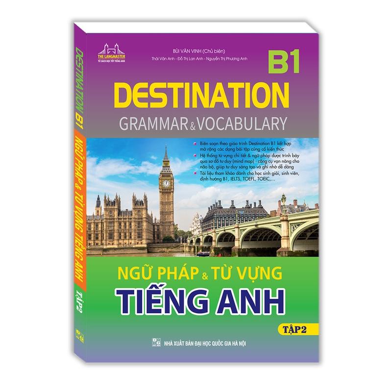 Sách - Combo DESTINATION B1 - Ngữ pháp và từ vựng tiếng anh tập 1 + tập 2