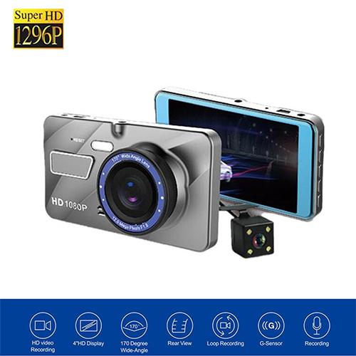 Camera Hành Trình A10 Màn Hình Gương Kèm Camera Lùi 12 Megapixcel Hàng Nhập Khẩu Cao Cấp FHD 1080P Sắc Nét