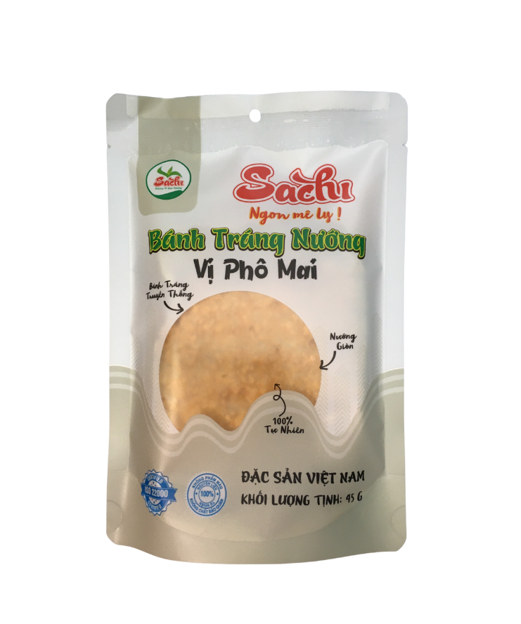 Combo 5 Bì Bánh Tráng Nướng Tẩm Vị Sachi 45gam