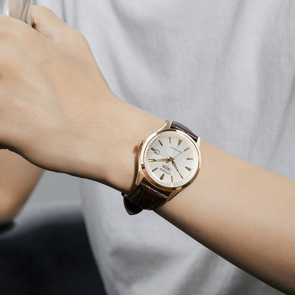 Đồng Hồ Citizen C7 Dây Da NH8393-05A - Mặt Trắng