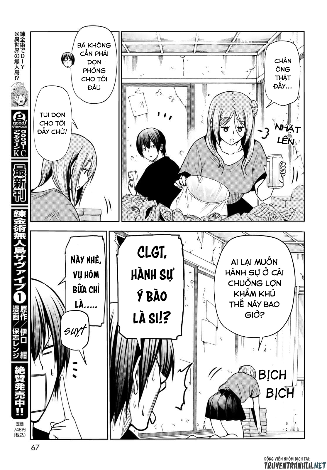 cô gái thích lặn - grand blue chapter 71 13
