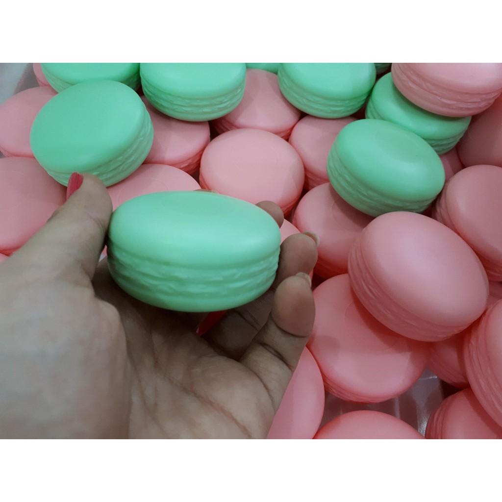 HỦ MACARON NHIỀU MÀU 10G XINH XẮN - DÙNG ĐỰNG SON - KEM - TRANG SỨC