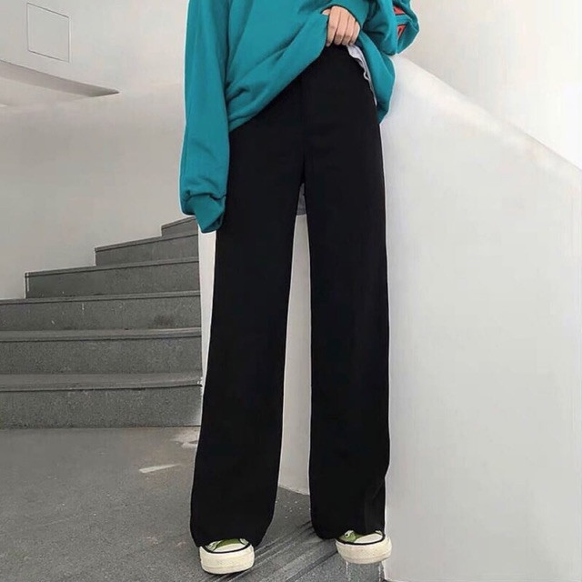 Quần Simple pant Ống Rộng Unisex