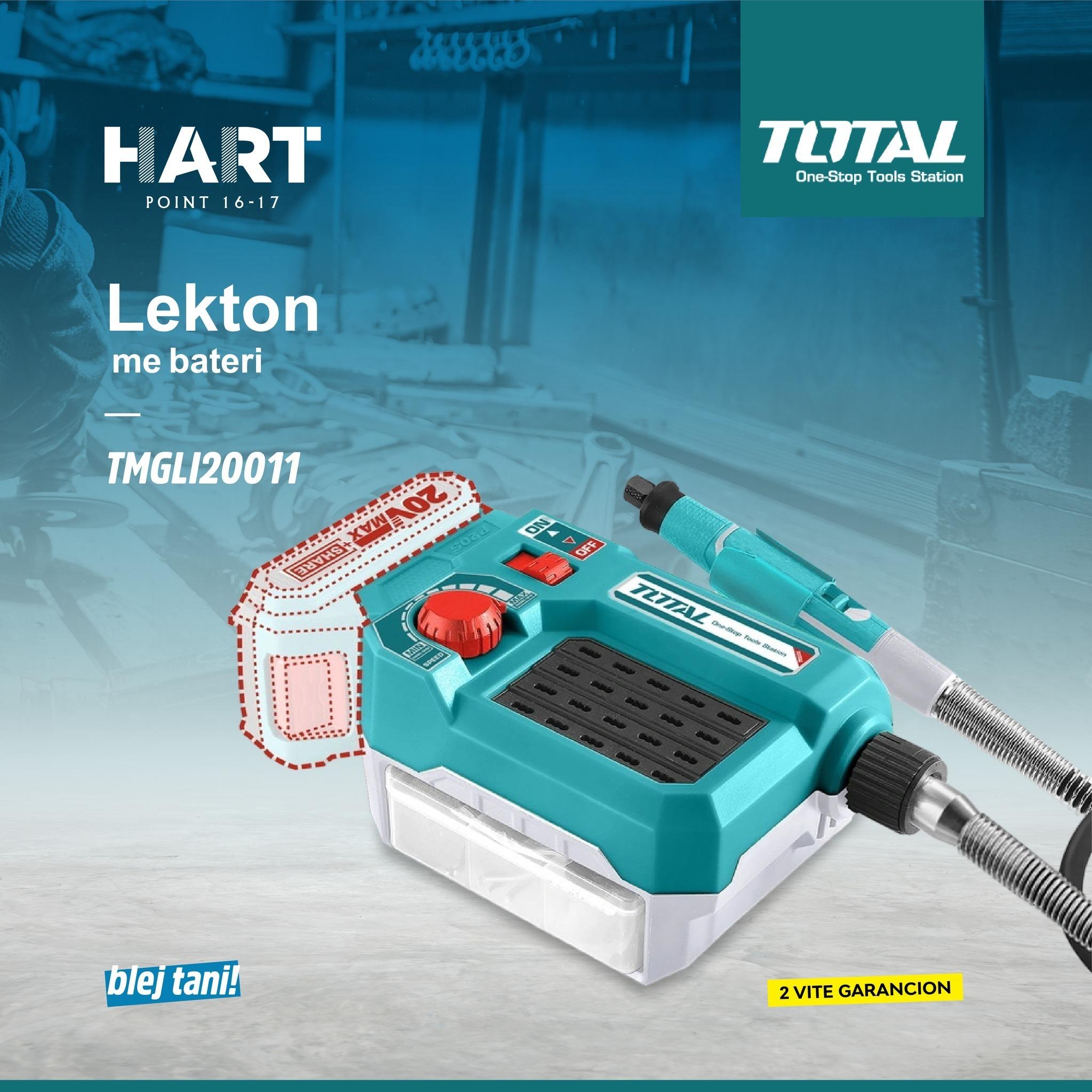 MÁY MÀI KHUÔN DÙNG PIN 20V TOTAL TMGLI20011 - HÀNG CHÍNH HÃNG
