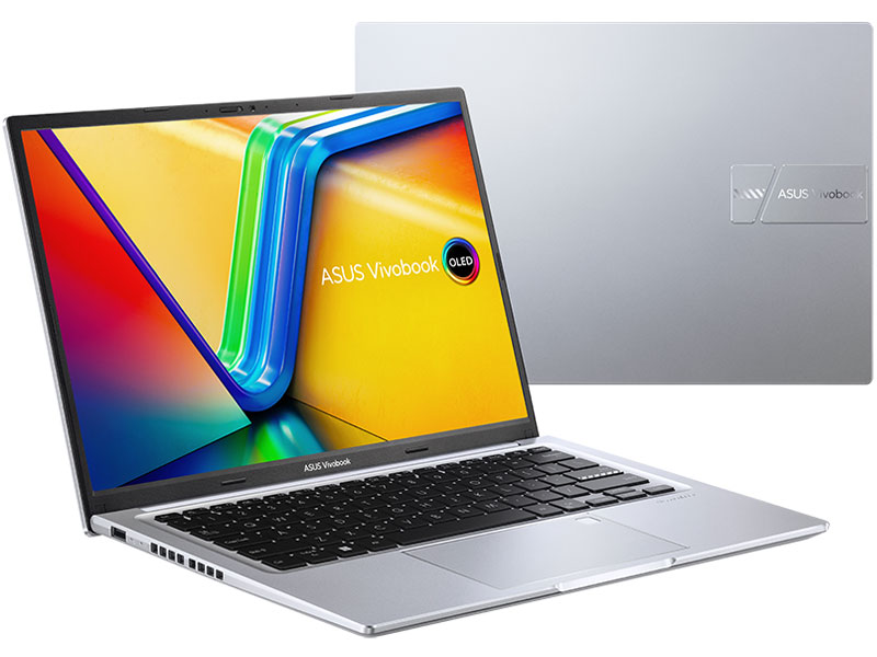 Laptop Asus Vivobook 14 OLED A1405VA-KM095W (Core i5-13500H | 16GB | 512GB | Intel Iris Xe | 14 inch 2.8K OLED | Win 11 | Bạc) - Hàng Chính Hãng - Bảo Hành 24 Tháng