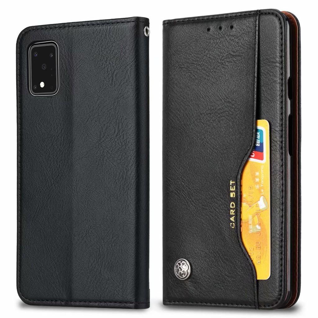 Bao da điện thoại kiểu ví gập cho Samsung Galaxy A12 A32 A52 A72 M51 A51 A71 A21S A70 A70S A50 A50S A30S A30 A20