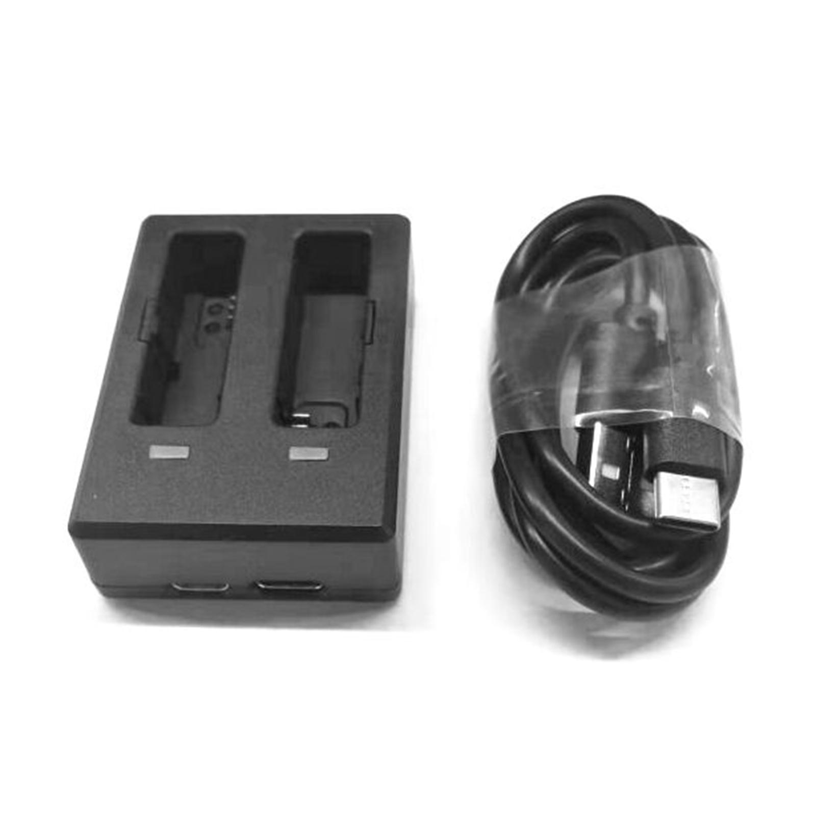 Dual-Slot Battery Charger Travel Charger for  SJ8 Air/Pro/Plus Cameras