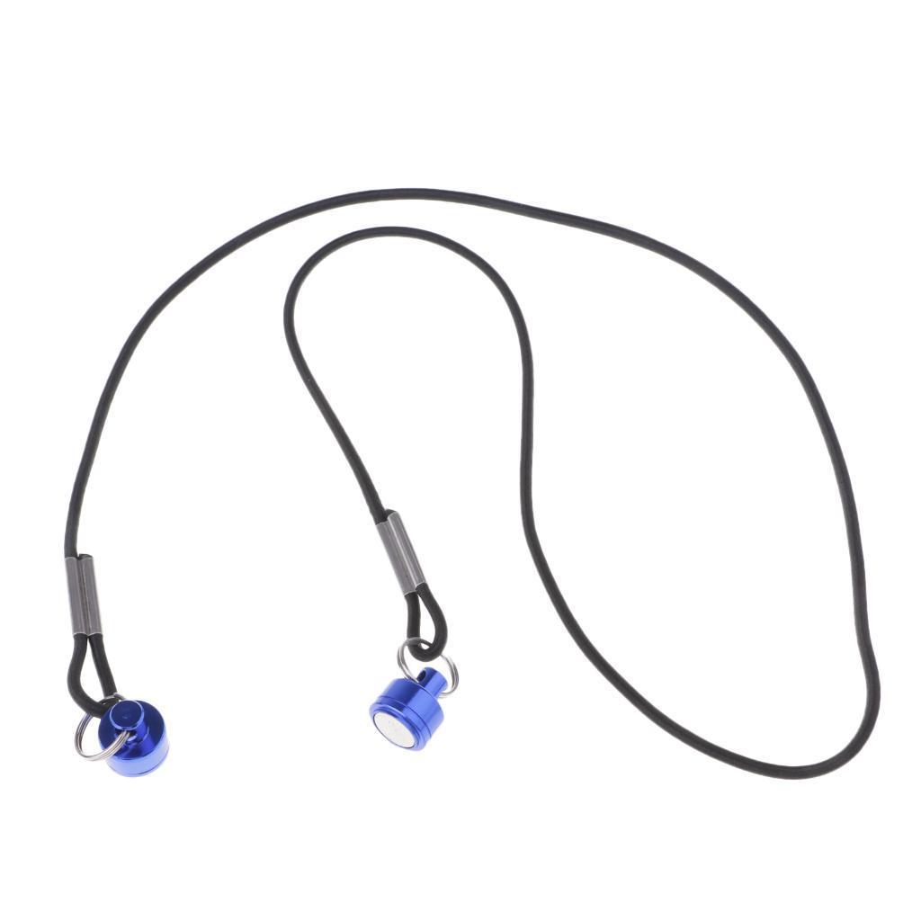 Magnetic Net Release Holder Keeper with Lanyard for Fly Fishing