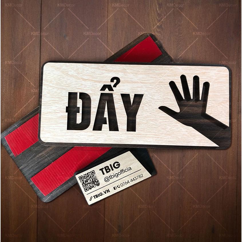 Bảng gỗ decor kéo dẩy hướng dẫn mở cửa kính