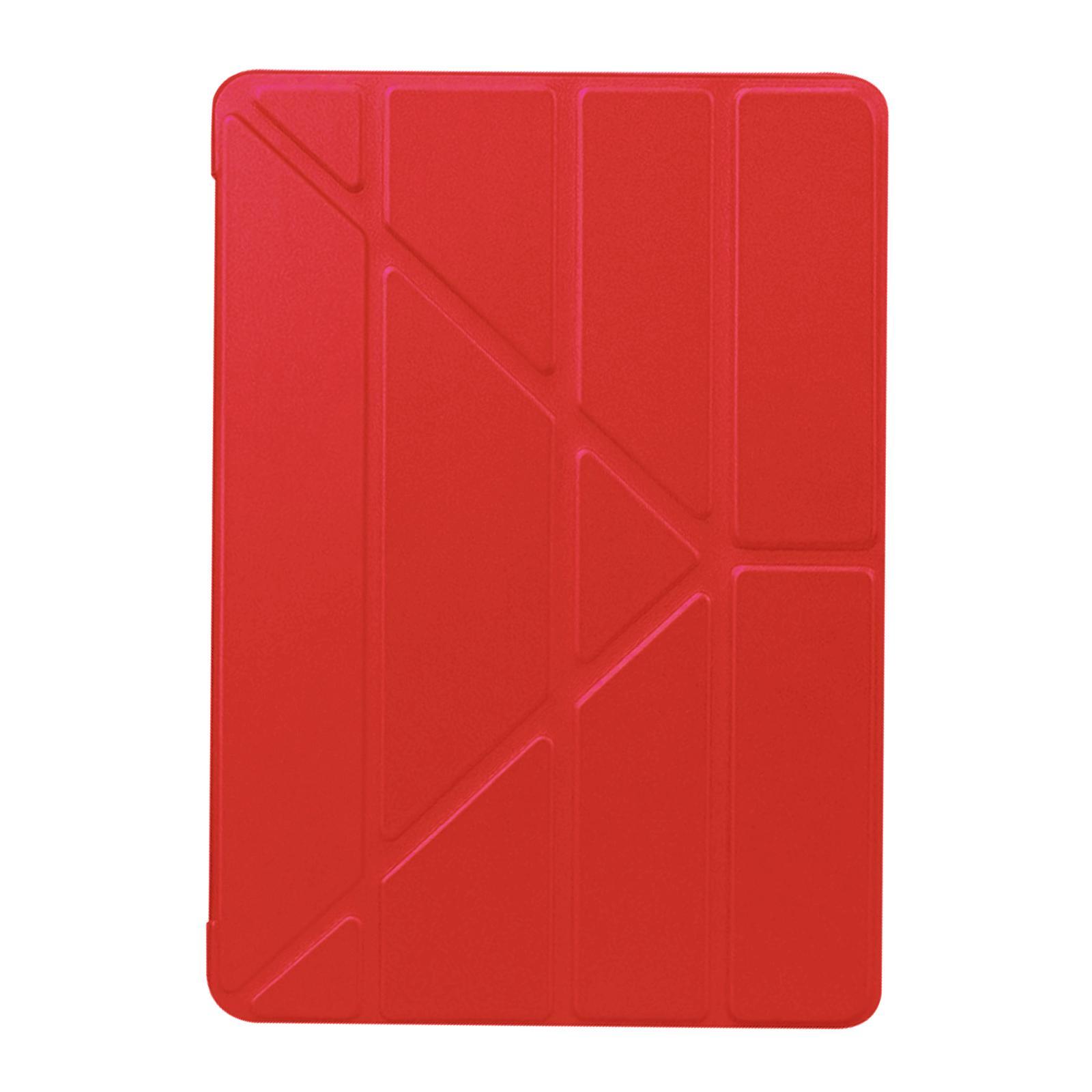 Shockproof Silicone Folding Stand Case Red