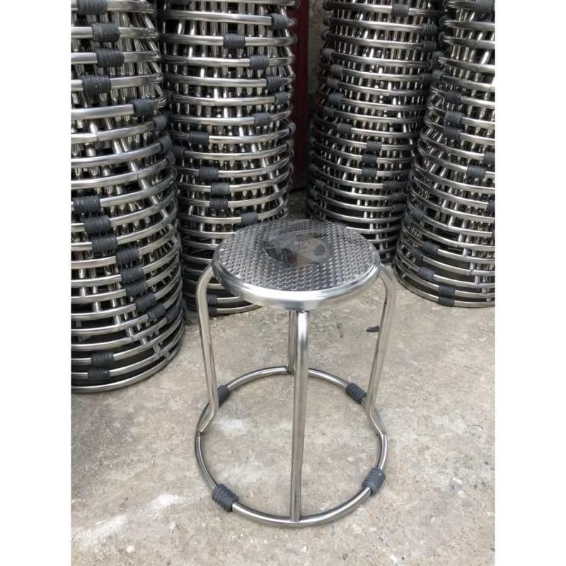 Ghế inox cao 45 cm inox 304 dày