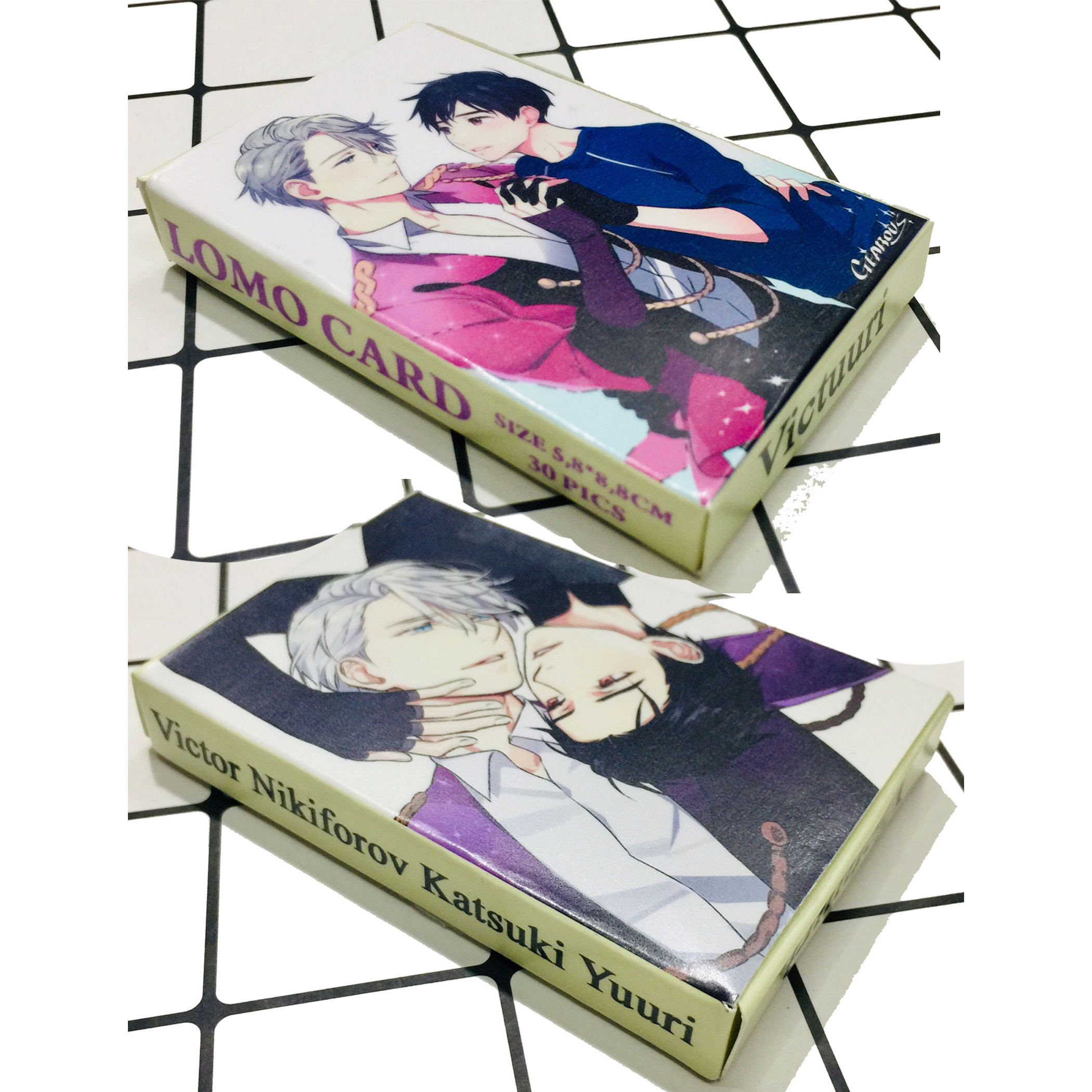 Hộp ảnh lomocard Yuri!!! On Ice set 30 tấm ảnh khác nhau