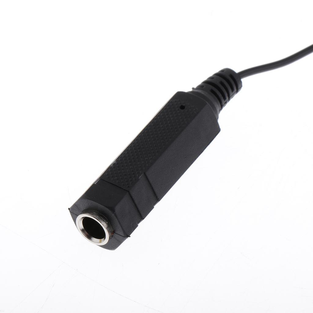 1/4'' Acoustic Guitar Pickup Piezo Transducer with Clamp  Accessories