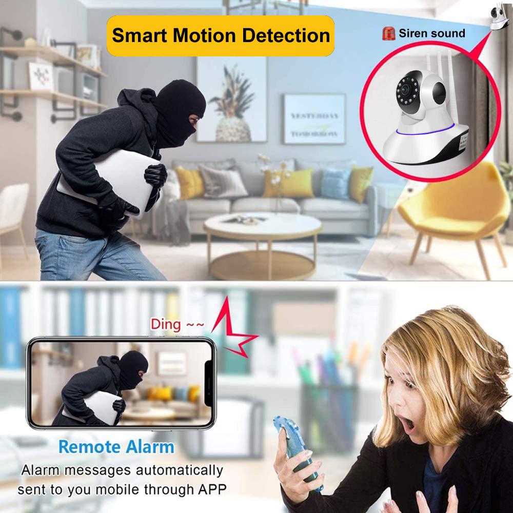 Camera IP WiFi HD 3MP Camera quan sát gia đình thông minh Giám sát 360 độ PTZ Kamera Bảo vệ an ninh trong nhà Pet Baby Video Monitor Kích thước cảm biến Secur Cam: Chỉ camera 1080P