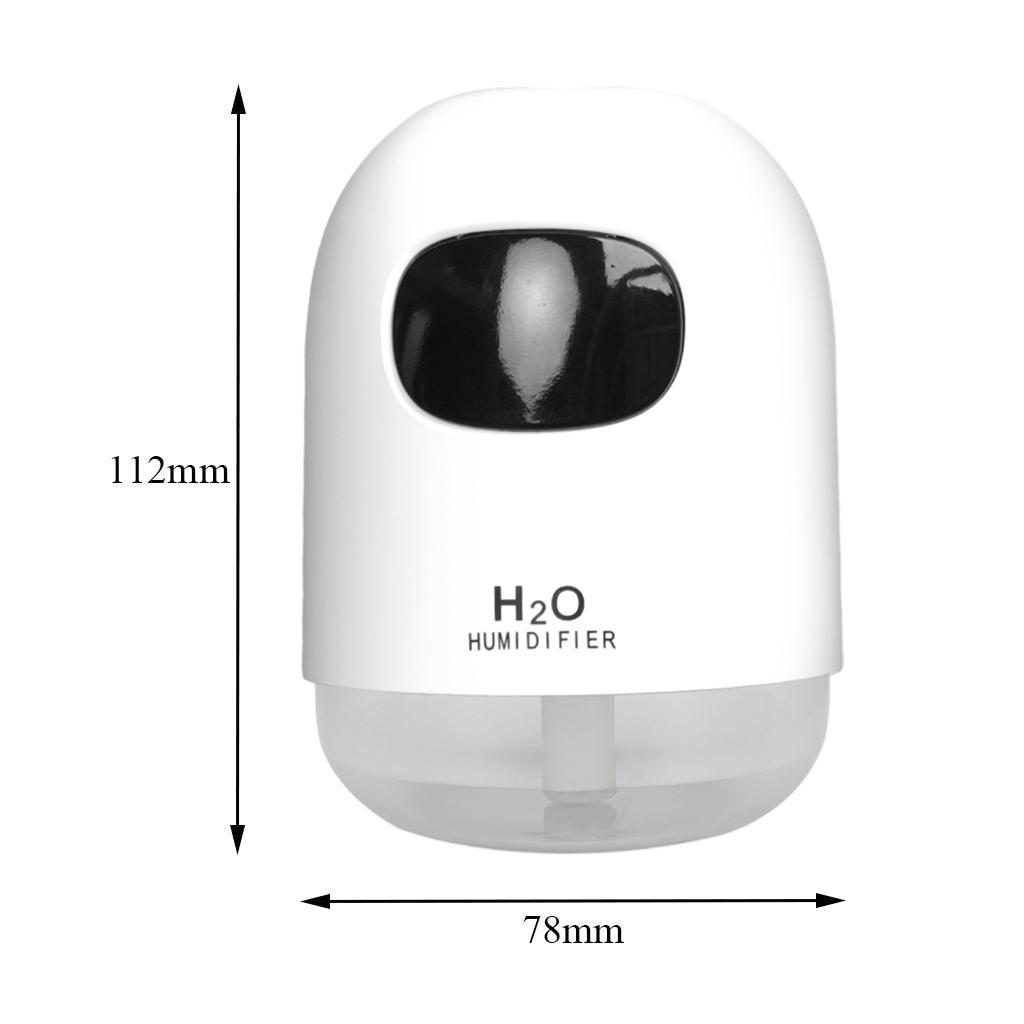 220ml Portable Mini Air Humidifier Oil Diffuser 7 LED Color for Home