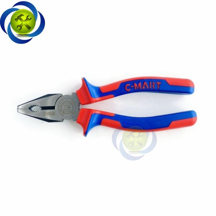 Kìm điện cán xanh đỏ C-Mart B0143-8 200mm 8inch