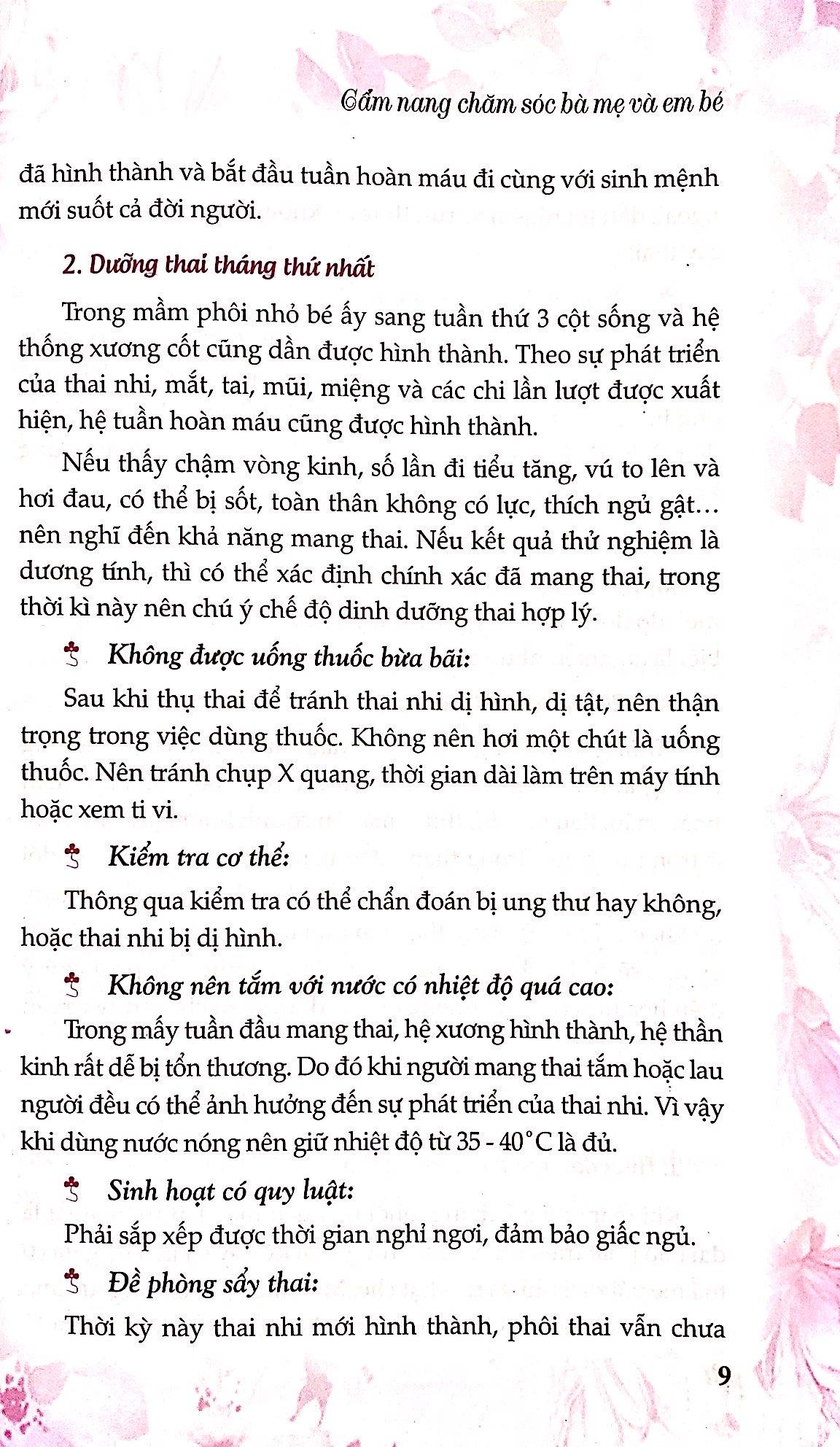 Cẩm Nang Chăm Sóc Bà Mẹ Và Em Bé