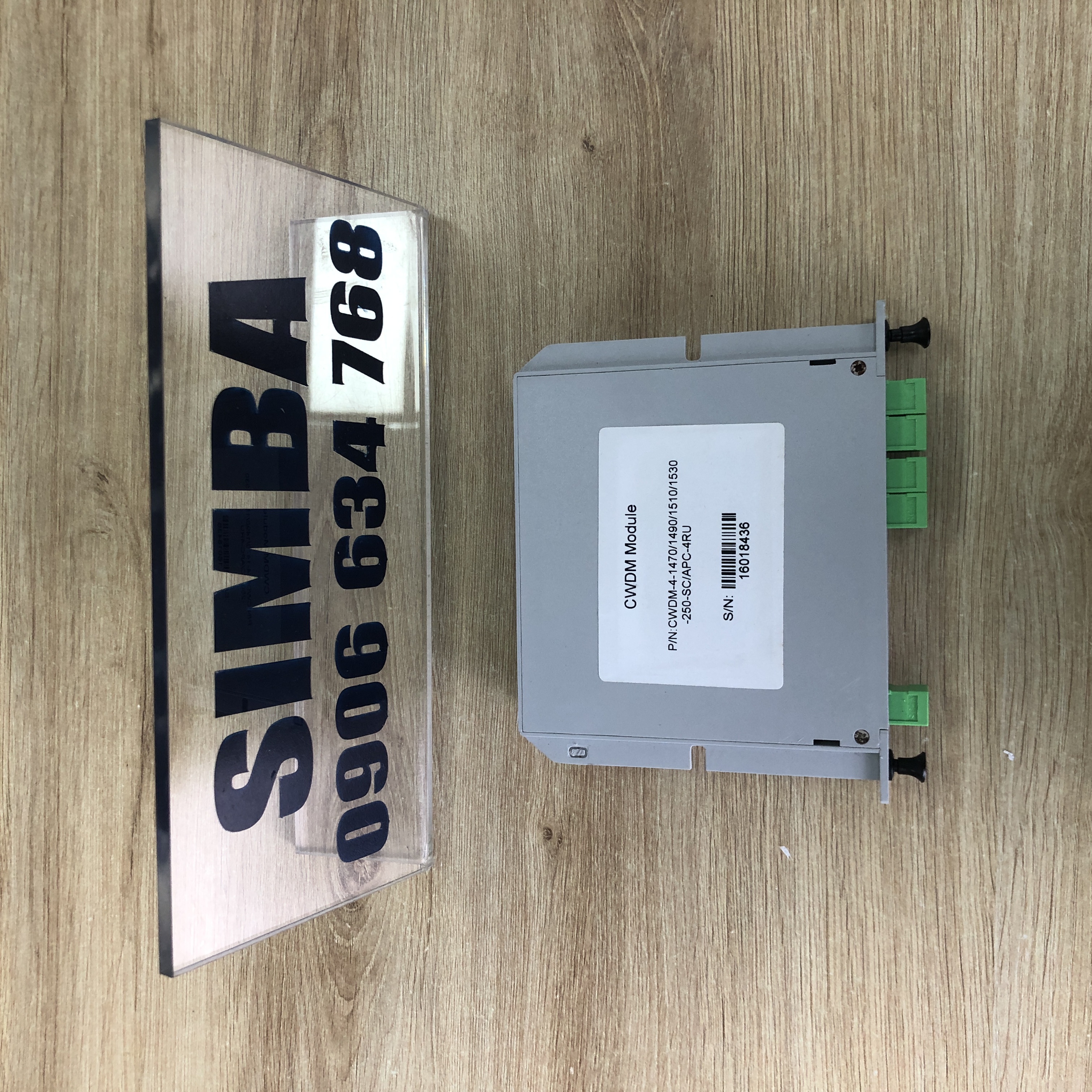 Bộ ghép quang 4 đường CWDM SC/APC dạng LGX module