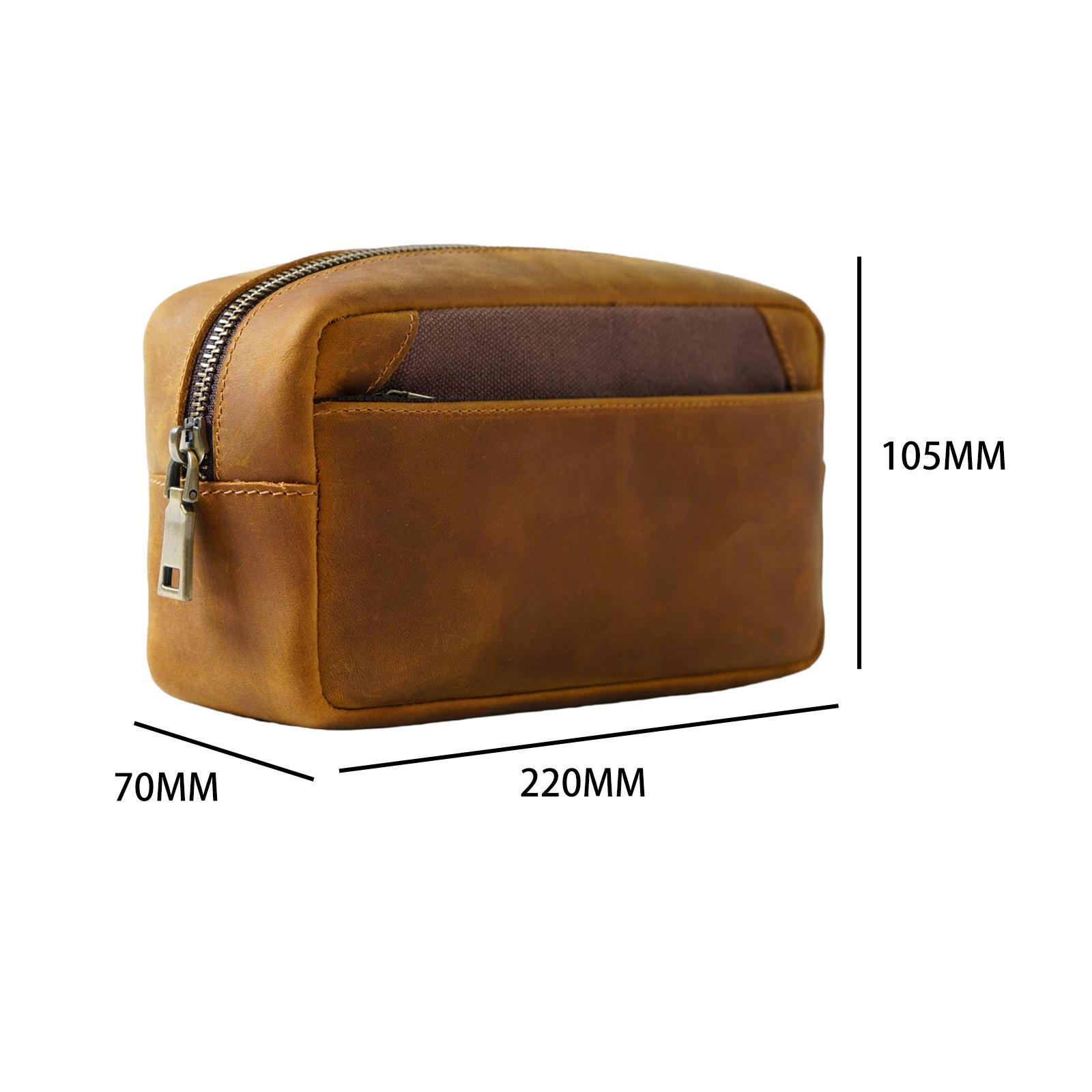 Portable Pencil Case Pencil Holder Pencil Pouch Pencil Brown