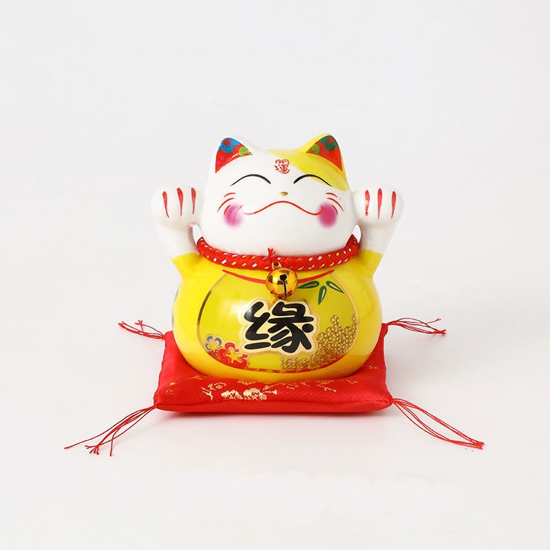 Mô hình Mèo Lucky Neko may mắn ống tiết kiệm nhỏ trang trí nhà cửa xe hơi quà tặng- arthouse_ Hàng chính hãng