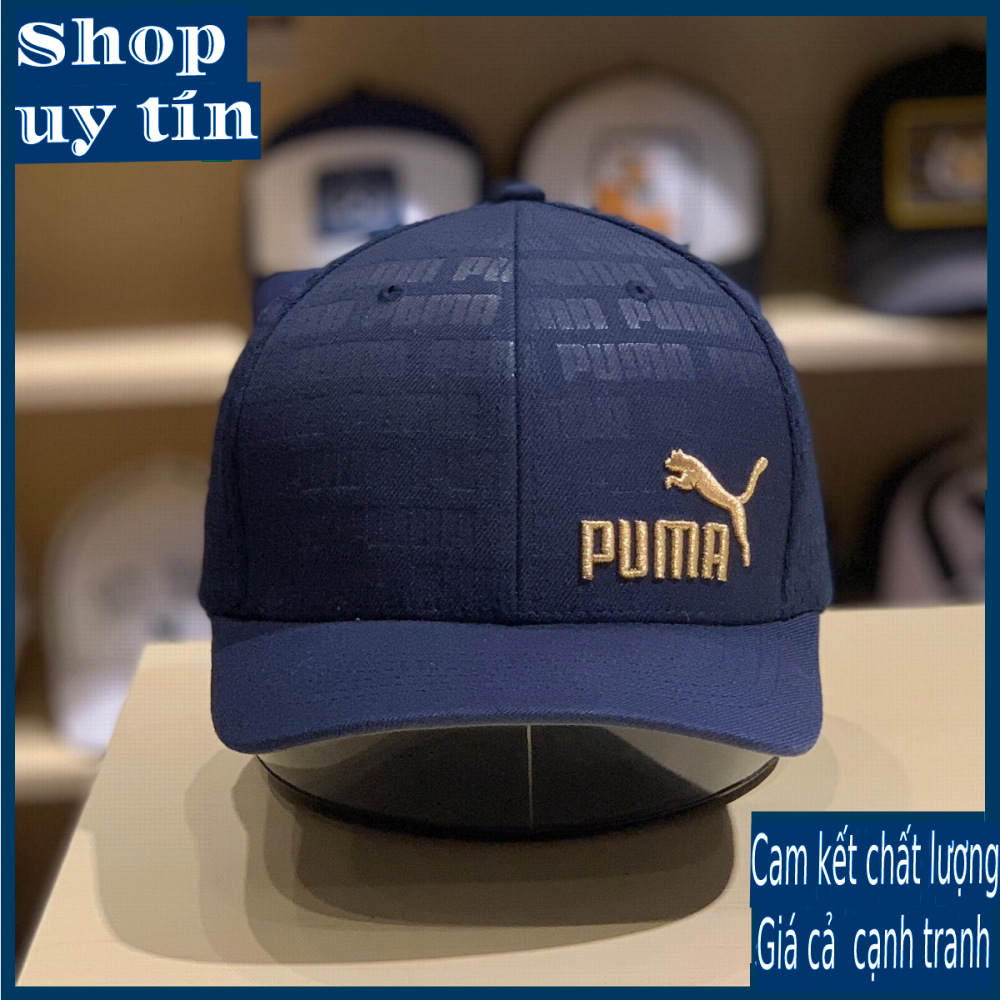 [ Miễn ship / giảm giá ] MŨ NÓN LƯỠI TRAI NAM NỮ LOGO PM THÊU BÊN CAO CẤP  - màu xanh/ màu đen / đen vân da