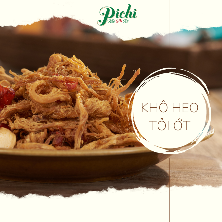 Pichi khô heo vị tỏi ớt 100g