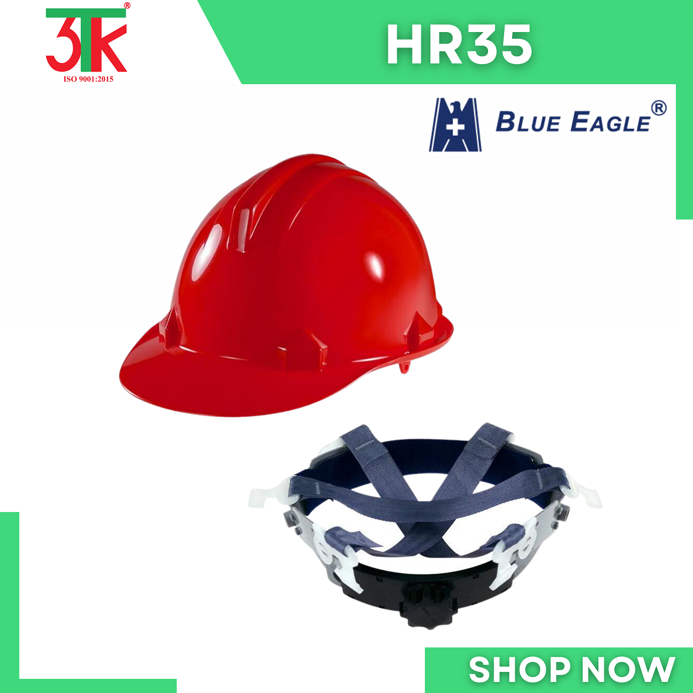 Mũ bảo hộ lao động Blue Eagle HR35