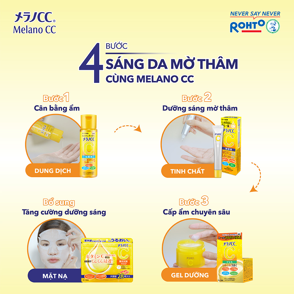 Mặt Nạ Dưỡng Trắng Da Cấp Ẩm Cho Da Melano CC Whitening Mask