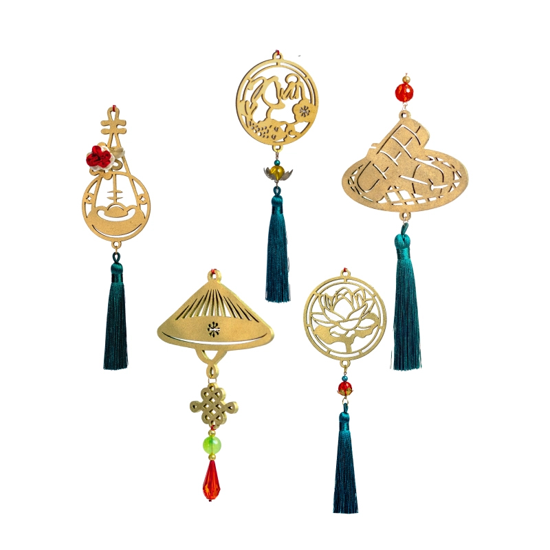 Combo 5 dây treo trang trí Tết cây mai, cây đào Tết Việt - Handmade thiết kế độc quyền