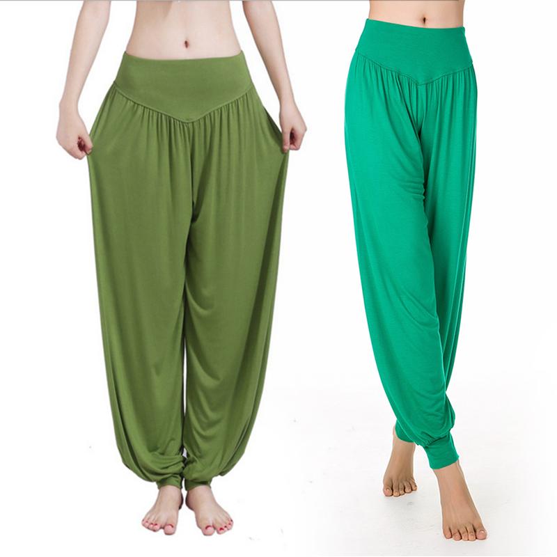 Quần Ống Rộng Plus Size Nữ Plus Nhiều Màu Sắc Bloomers Vũ TaiChi Quần Mềm Mại Modal Nhà Quần Không Thu Nhỏ Chống Tĩnh Điện Quần