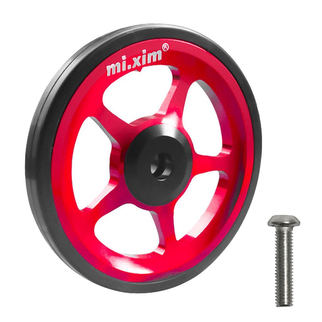 Folding bike Wheel 6cm for    Folding Bike Transporting Pushing Walking Components Parts