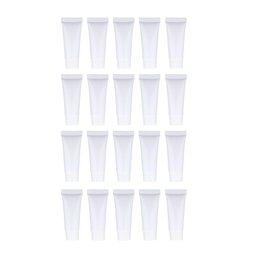 60 pieces 10ml empty tubes cosmetic containers Refillable plastic tube tubes for