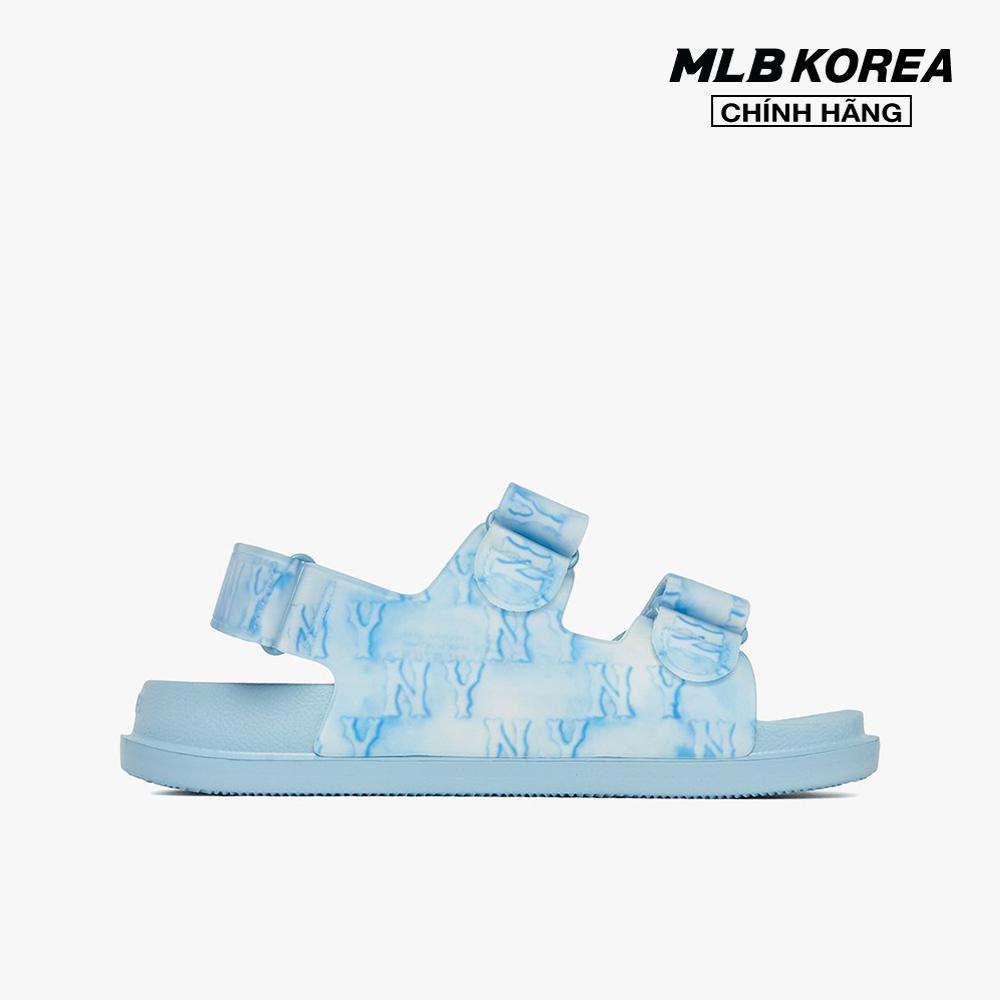 MLB - Giày sandals unisex đế thấp quai ngang Chunky Water Monogram 3ASDCMS33