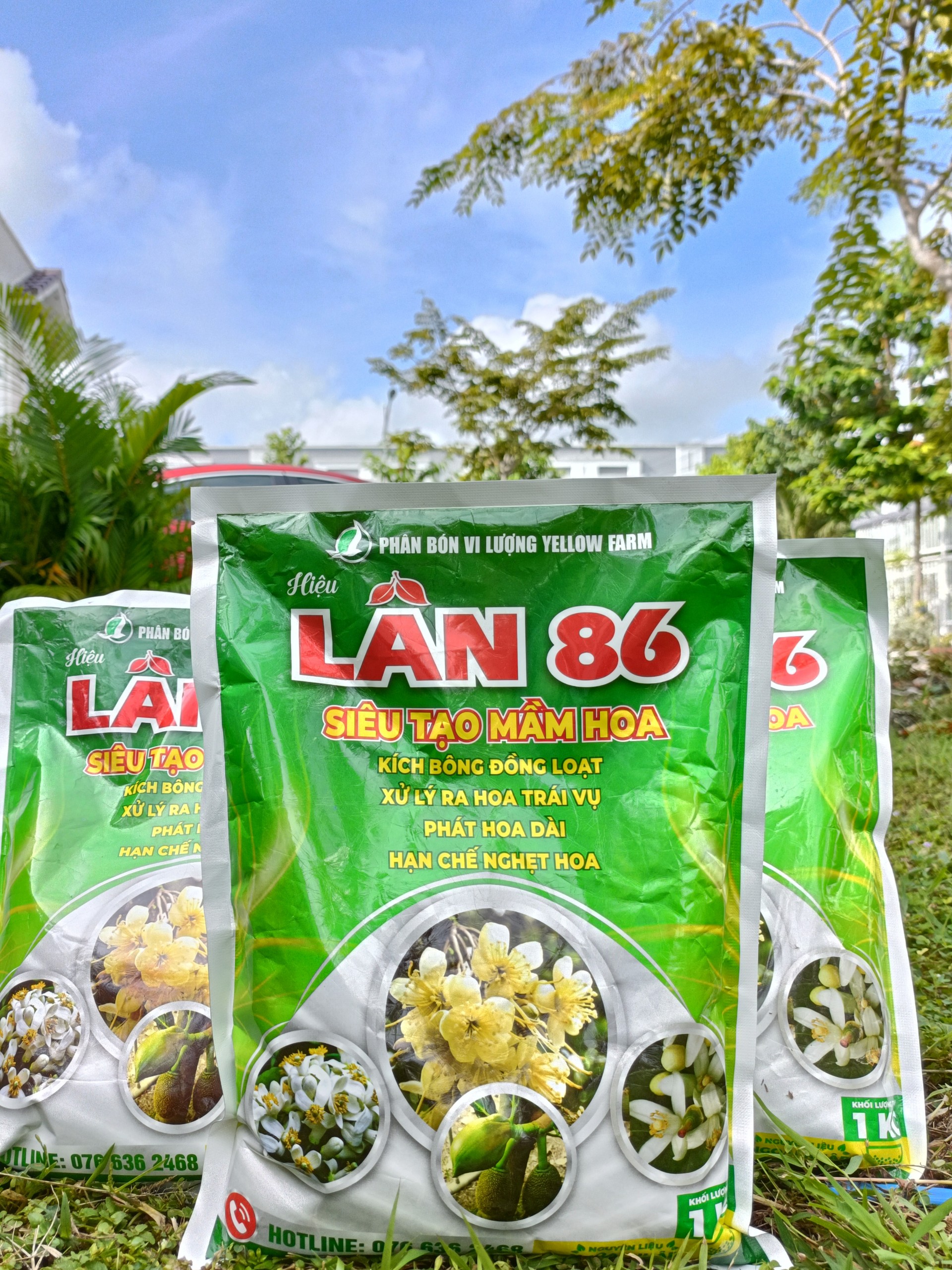 LÂN 86- HẠN CHẾ NGHẸT HOA, XỬ LÝ RA HOA TRÁI VỤ GÓI 1KG