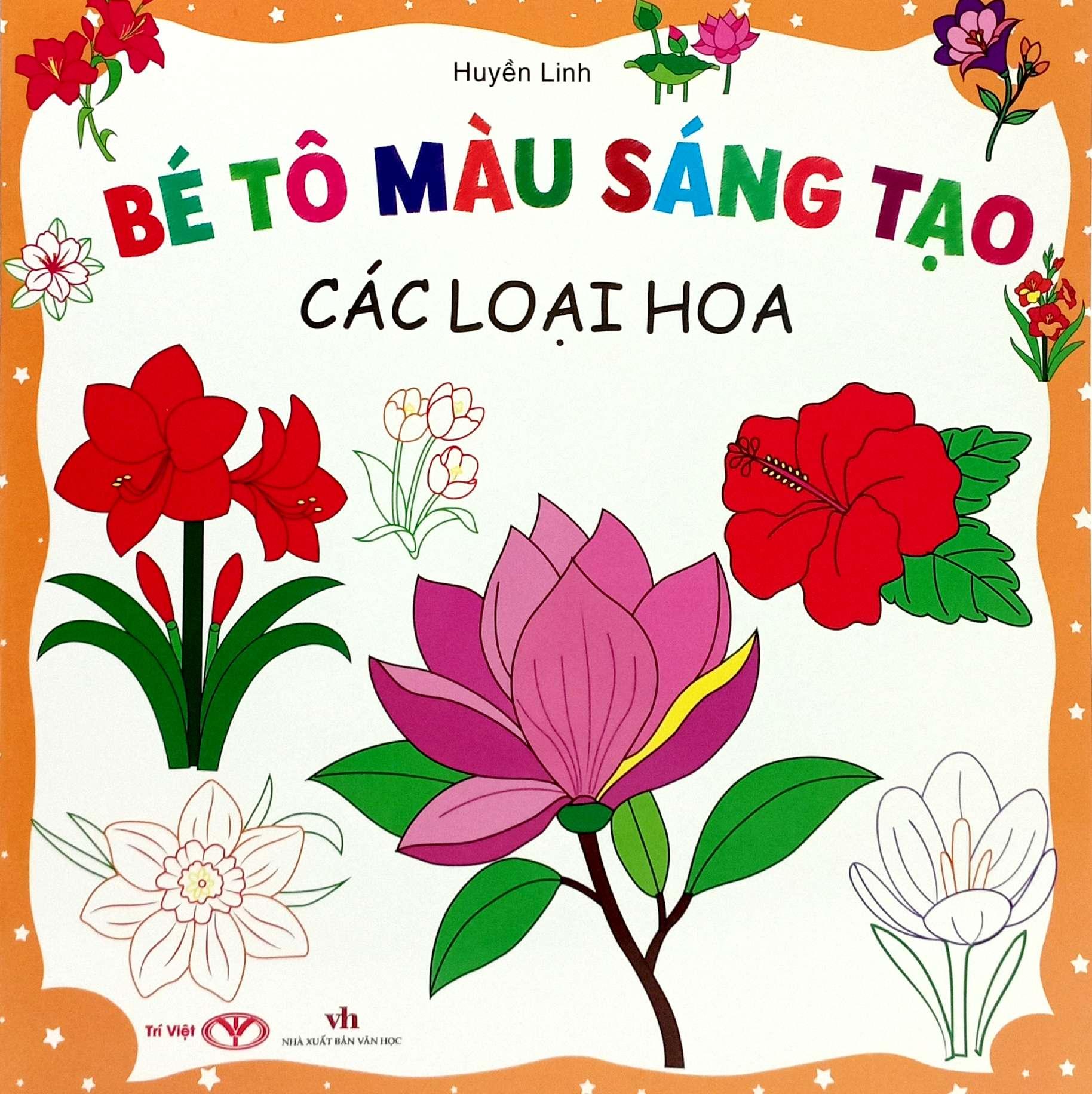 Sách - Bé Tô Màu Sáng Tạo - Các Loại Hoa