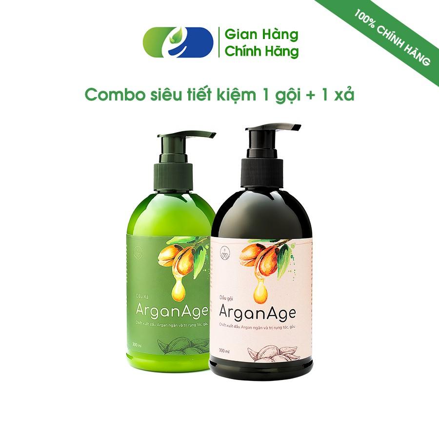 Dầu gội thảo dược ArganAge làm sạch gàu, ngăn rụng tóc, nấm ngứa, kích thích tóc mọc NHANH KHOẺ 300 ML