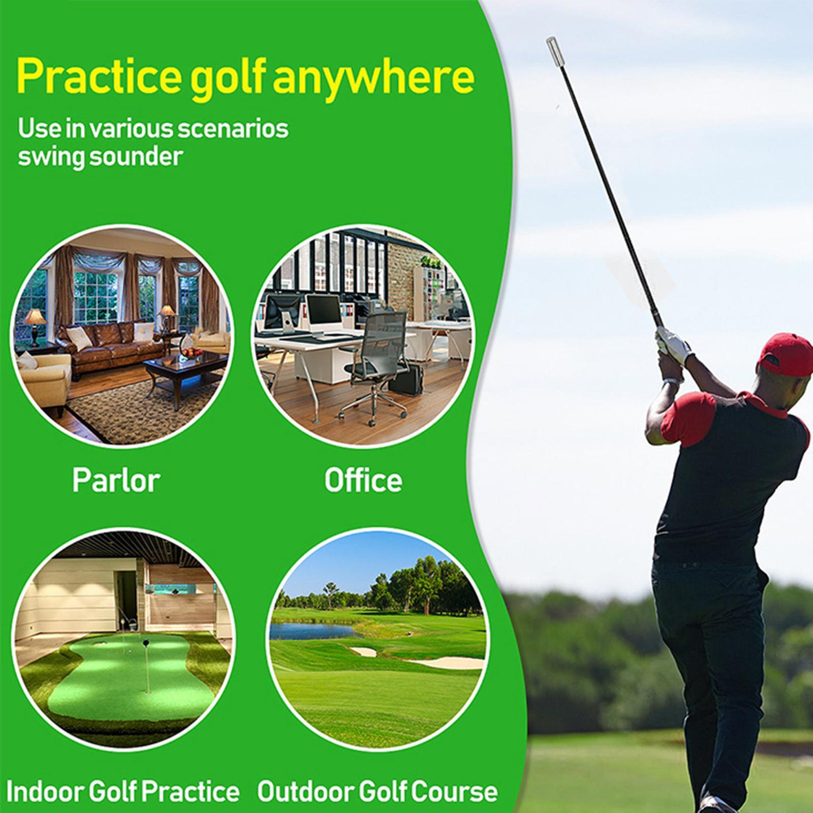 Golf Swing Trainer Golf Practice Stick for Tempo Balance Position Correction