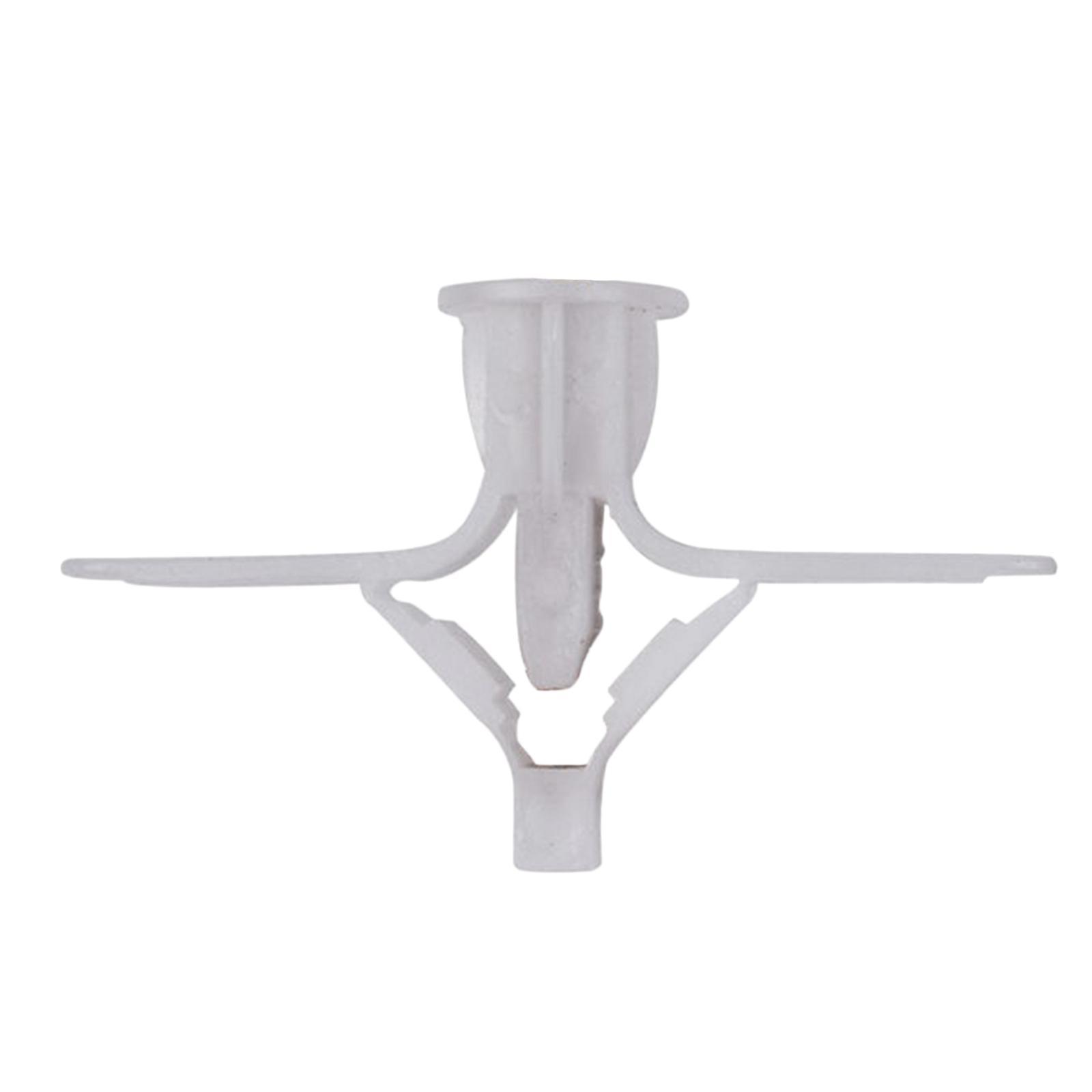 100Pcs Plasterboard  Screws, Drywall Cavity Wall Fixings Screws Fastener, Expansion Tube Wall Installation Fastener for Lamp Installation