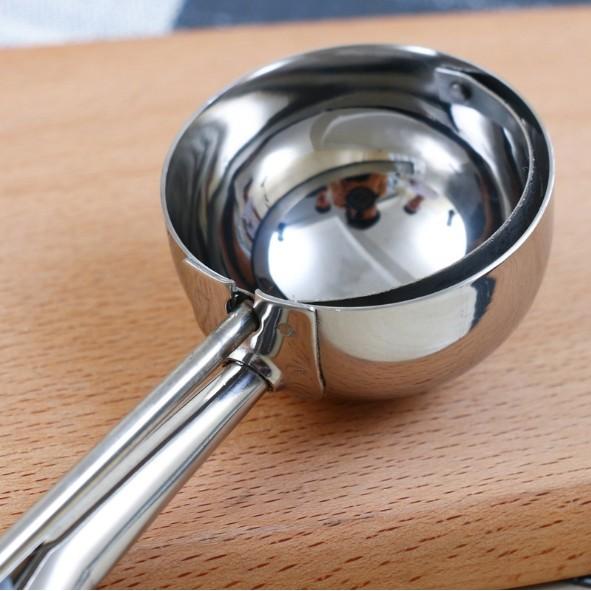 Kẹp múc kem sữa chua trân châu inox - kẹp múc kem Ý Gelato